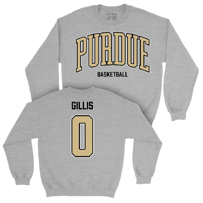 Custom Basketball Jerseys For Team Celebrations-Men's Basketball Sport Grey Arch Crew - Mason Gillis | #0