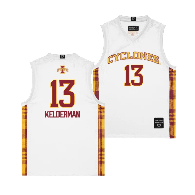 Custom Basketball Jerseys For Family Groups-EXCLUSIVE: Iowa State Winter Edition Basketball Jersey - Cade Kelderman