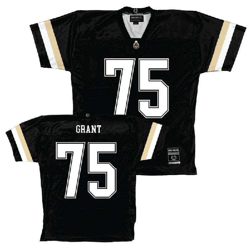 Football Jerseys With Custom Fit And Style-Purdue Black Football Jersey   - Jalen Grant