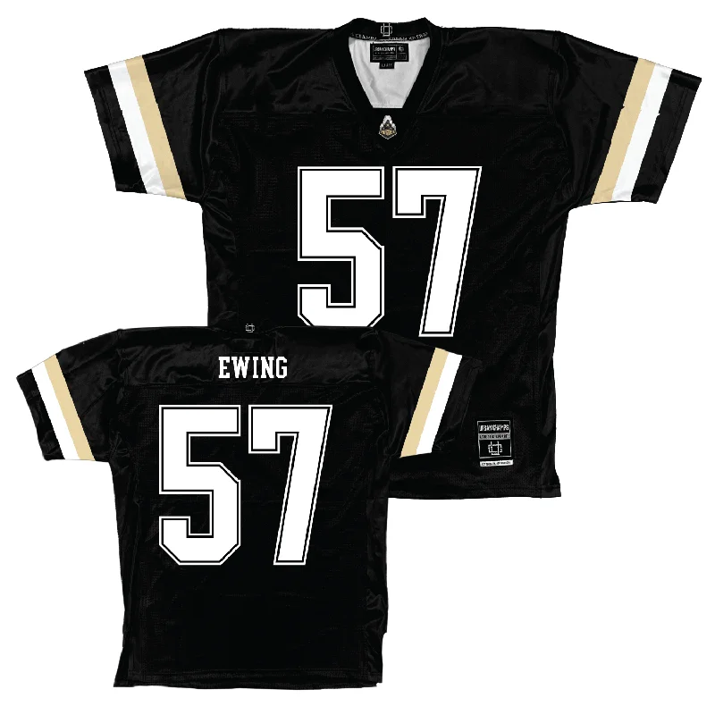 High-Performance Custom Football Jerseys-Purdue Black Football Jersey - Tom Ewing | #57