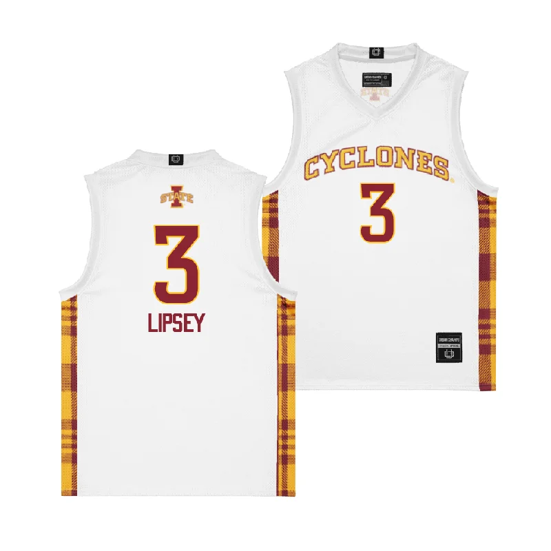 Basketball Jerseys With Custom Numbers & Logos-EXCLUSIVE: Iowa State Winter Edition Basketball Jersey - Tamin Lipsey