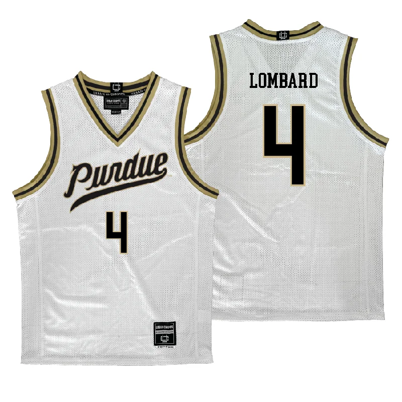 Custom Basketball Jerseys With Custom Logos & Colors-Purdue Women's Basketball White Jersey   - Destini Lombard