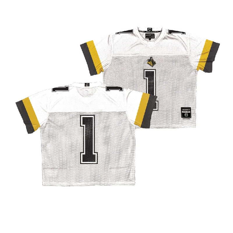 Custom Football Jerseys For College Teams-Purdue Throwback Football Jersey - Hudson Card | #1