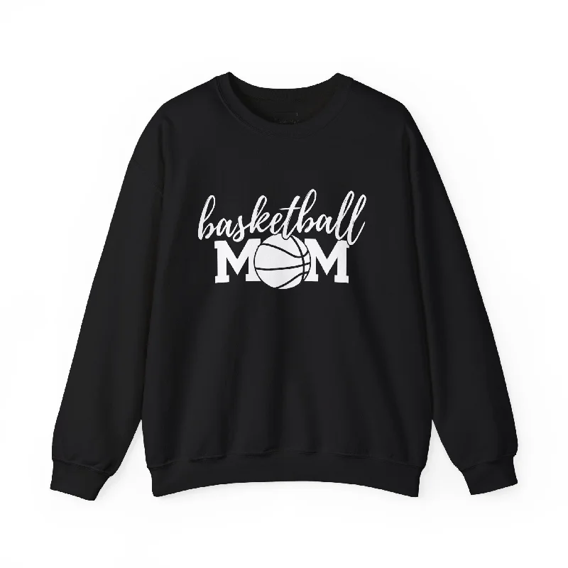 Custom Basketball Jerseys For Family Reunions-Basketball MOM Crewneck Sweatshirt