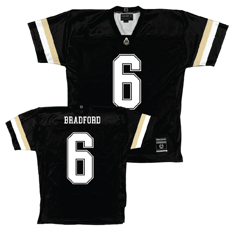 Football Jerseys With Custom Fit And Style-Purdue Black Football Jersey  - LeonTre Bradford