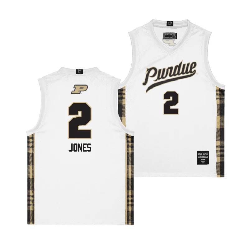 Custom Basketball Jerseys With Team & Player Design-EXCLUSIVE: Purdue Winter Edition Basketball Jersey - Rashunda Jones | #2