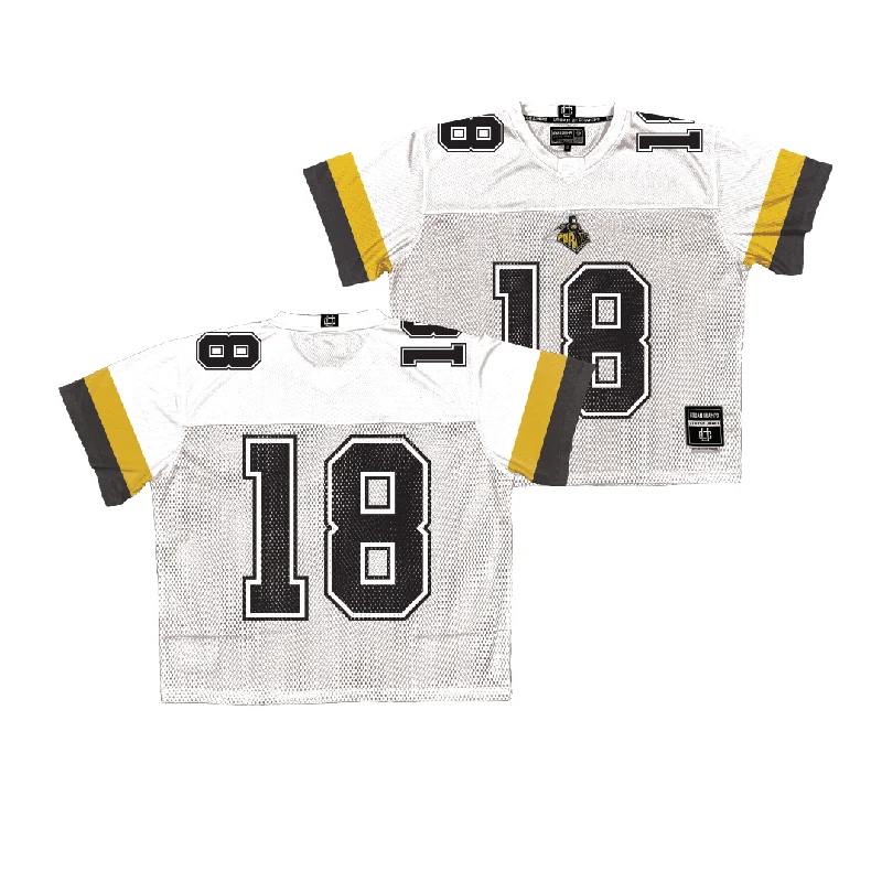 Football Jerseys With Bold Logos-Purdue Throwback Football Jersey - Demeco Kennedy