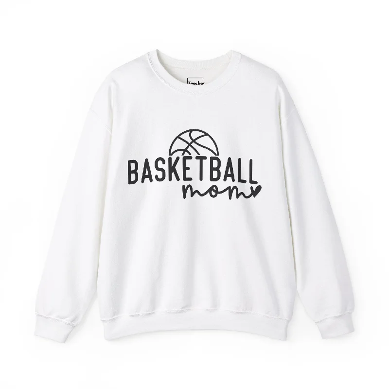 Personalized Basketball Jerseys With Player Information-Basketball Mom Crewneck Sweatshirt