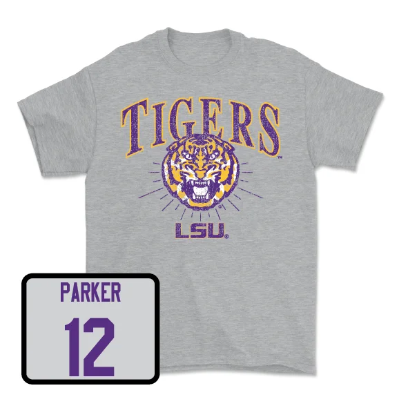 Football Jerseys With Custom Details For Teams-Football Sport Grey Tigers Tee - Kyle Parker