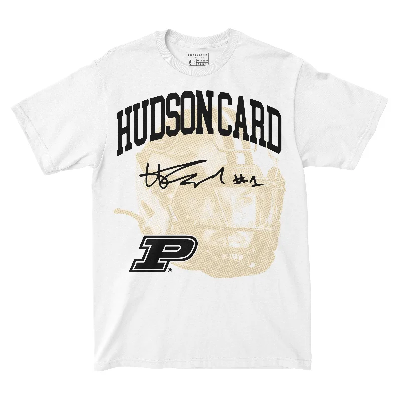 Football Jerseys For Group Gifts-EXCLUSIVE RELEASE - Hudson Card Portrait White Tee