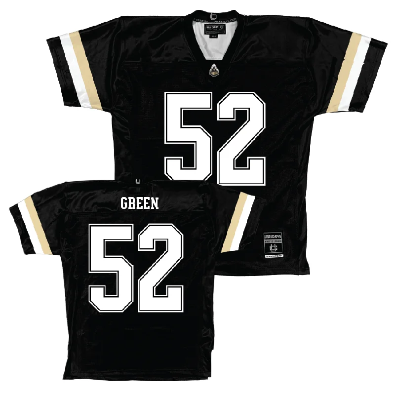 Custom Football Jerseys With Family Designs-Purdue Black Football Jersey  - Roderick Green