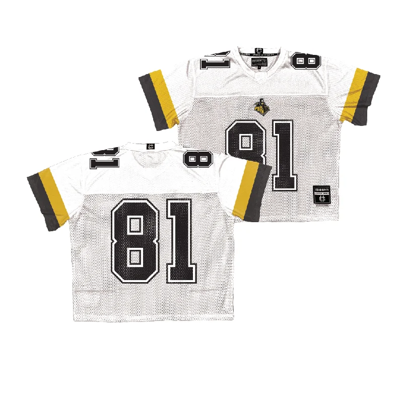 Personalized Football Jerseys For Groups-Purdue Throwback Football Jersey - George Burhenn | #81