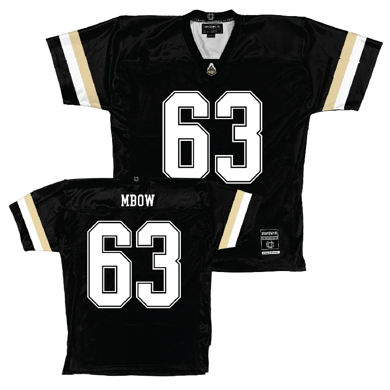 Personalized Football Jerseys For Family Events-Purdue Black Football Jersey - Marcus Mbow | #63