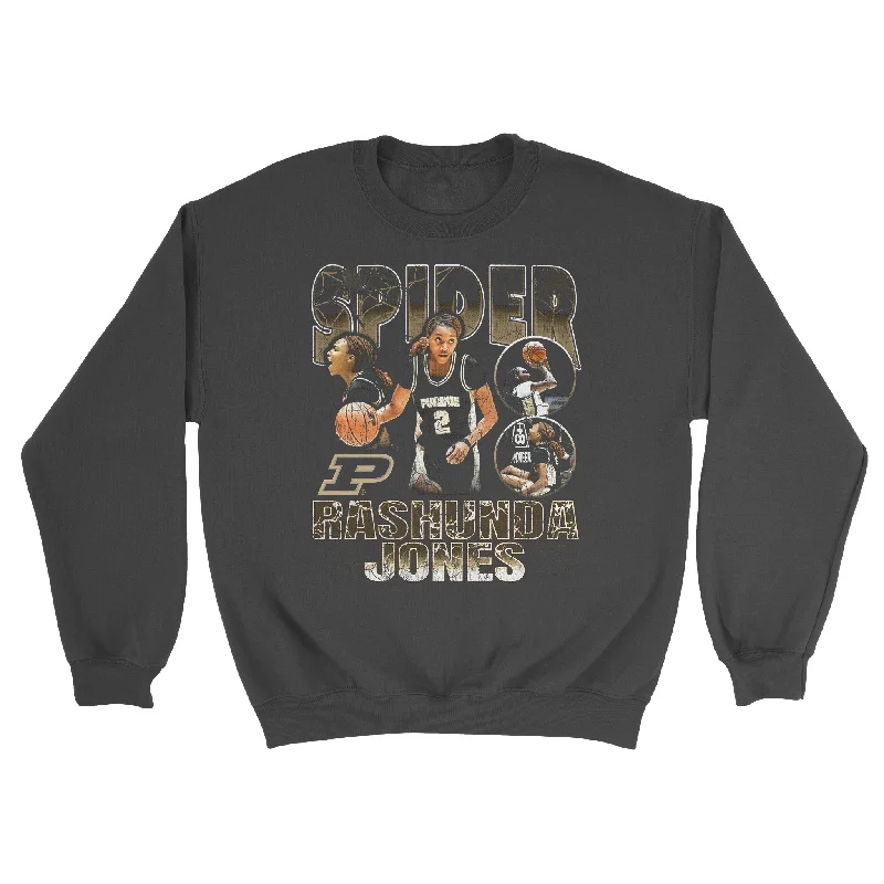 Basketball Jerseys With Inspirational Quotes-EXCLUSIVE RELEASE: Rashunda Jones 90s Graphic Black Crew