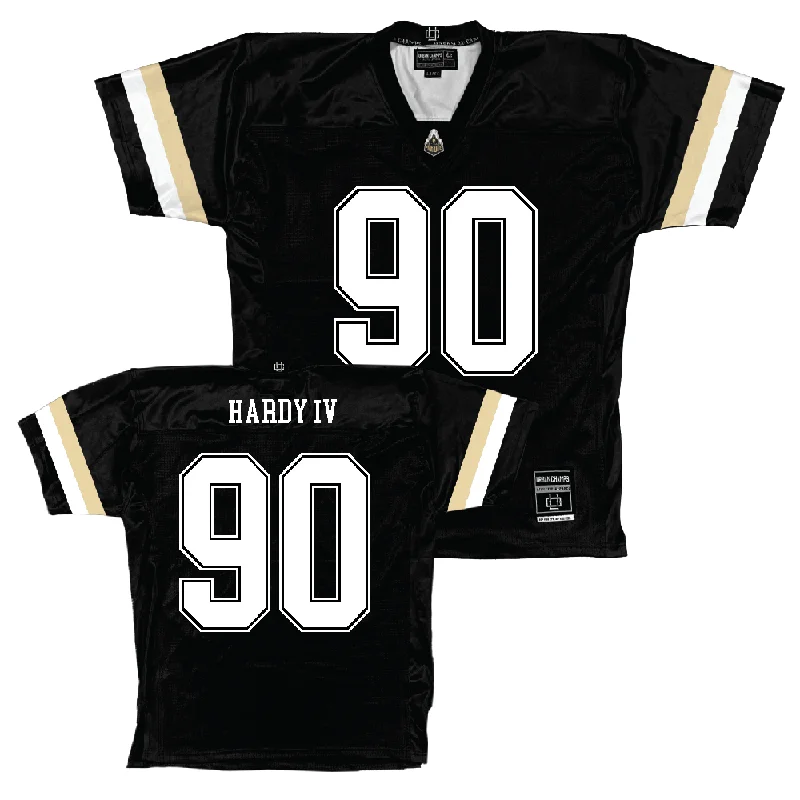 Football Jerseys With Fun Designs-Purdue Black Football Jersey   - James Hardy IV