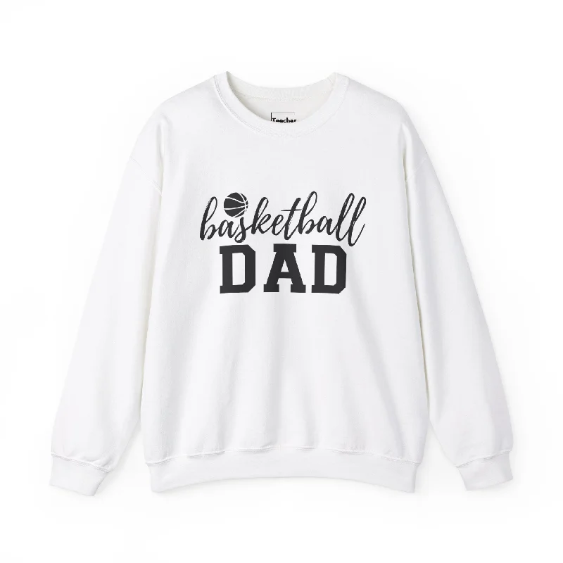 Basketball Jerseys With Bold, Unique Graphics-Basketball Dad Crewneck Sweatshirt