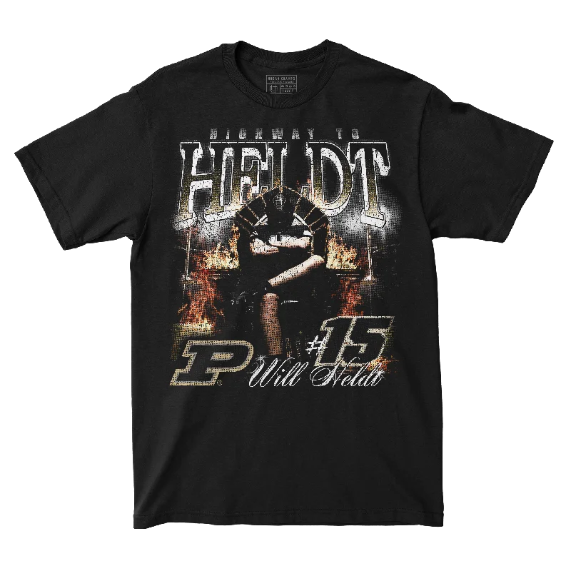 Football Jerseys For Fundraisers-EXCLUSIVE RELEASE - Highway to Heldt Black Tee