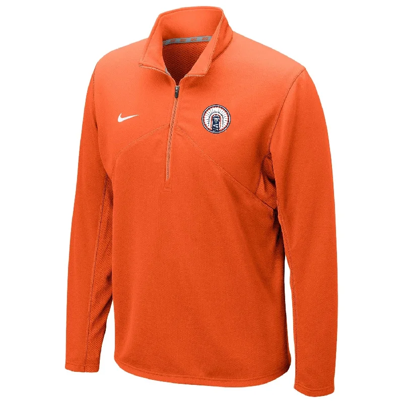 Basketball Jerseys With Team Names & Number Design-Illinois Fighting Illini Men's Nike Chief Dri-Fit Quarter-Zip Jacket