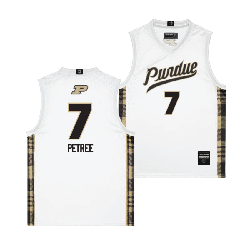 Basketball Jerseys With Custom Numbers-EXCLUSIVE: Purdue Winter Edition Basketball Jersey  - Mahrianna Petree