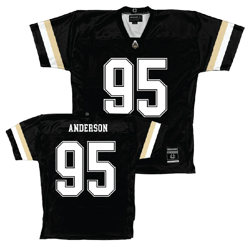 Custom Football Jerseys For Men-Purdue Black Football Jersey  - Joe Anderson