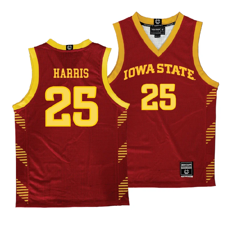 Basketball Jerseys For Group Orders-Iowa State Women's Basketball Crimson Jersey  - Sydney Harris