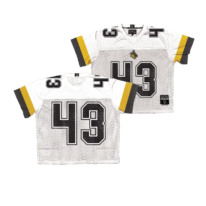 Football Jerseys With Custom Fabric Options-Purdue Throwback Football Jersey  - Claude Strnad