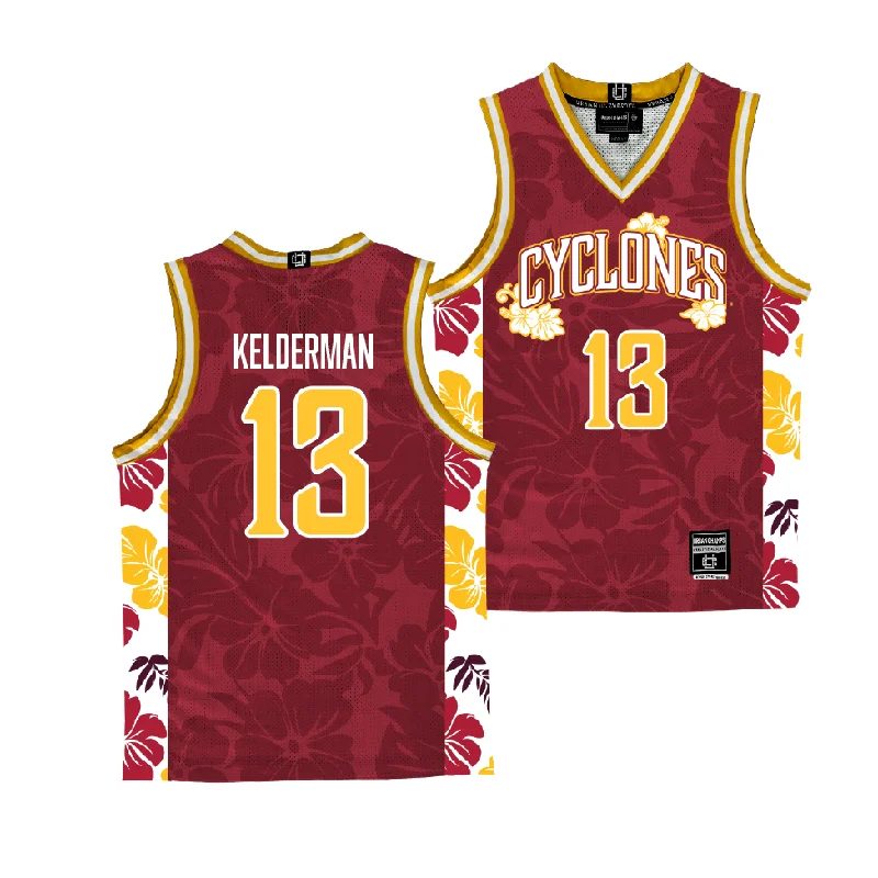 Basketball Jerseys For School Spirit Events-EXCLUSIVE: Iowa State Maui Men's Basketball Jersey - Cade Kelderman