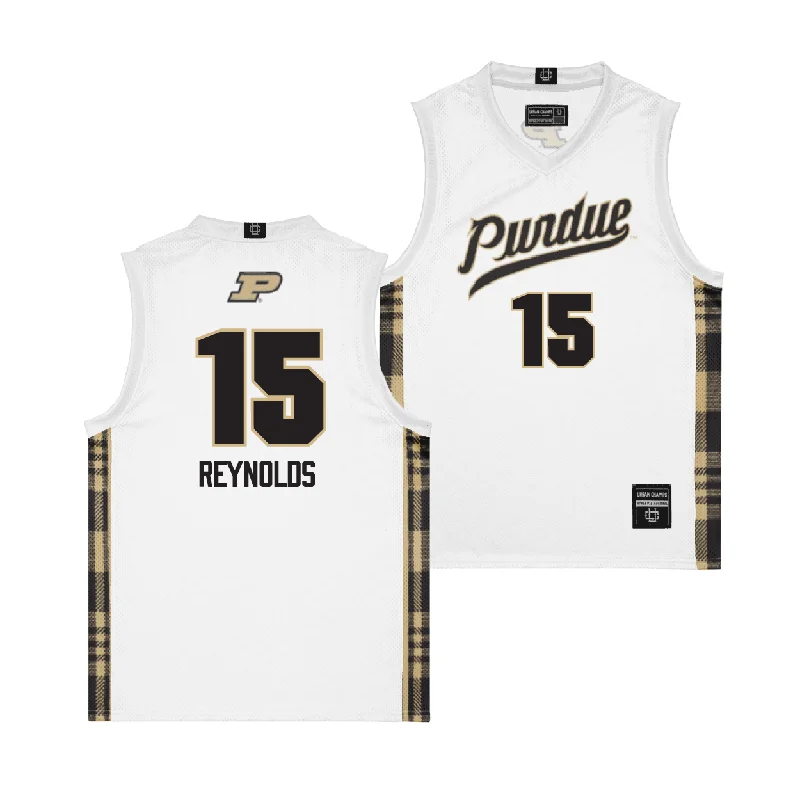 Custom Basketball Jerseys For Holiday Events-EXCLUSIVE: Purdue Winter Edition Basketball Jersey - Mila Reynolds | #15