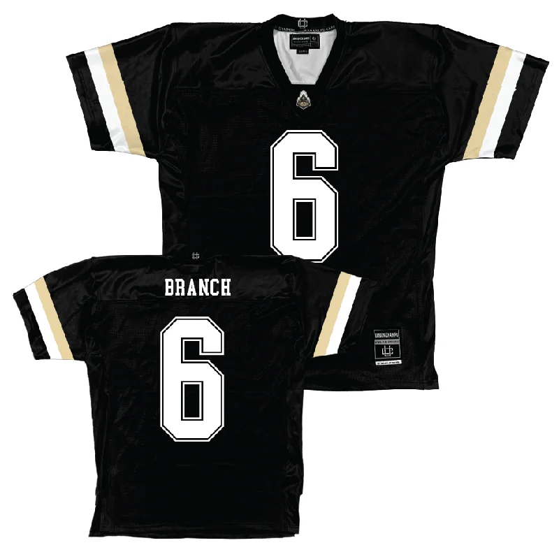 Custom Football Jerseys For Fun Outings-Purdue Black Football Jersey - Arhmad Branch | #6