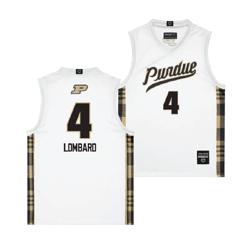 Custom Basketball Jerseys With Logos-EXCLUSIVE: Purdue Winter Edition Basketball Jersey  - Destini Lombard