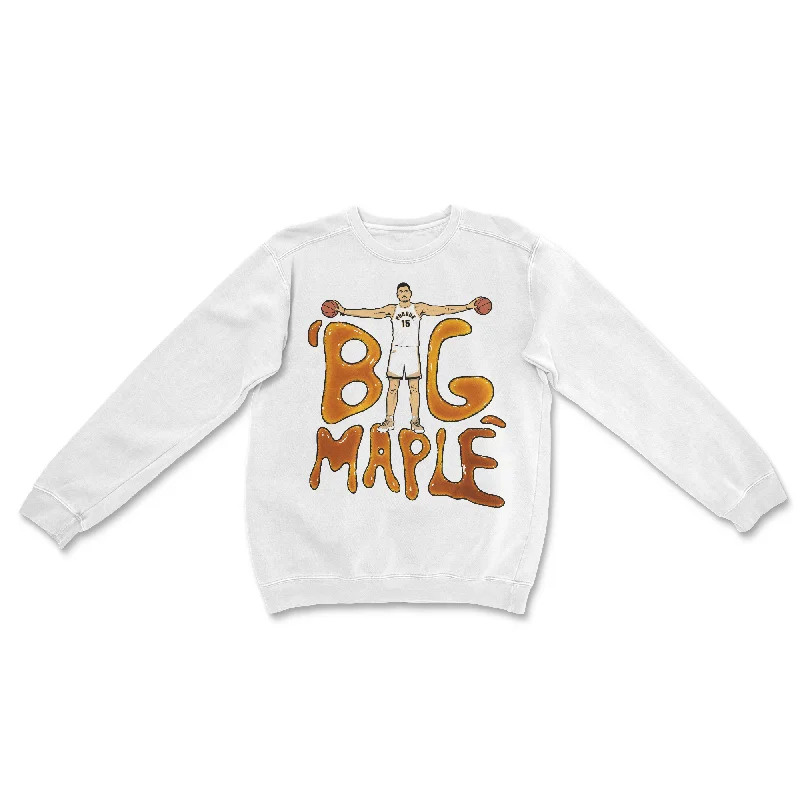 Basketball Jerseys With Bold Logos-LIMITED RELEASE: Zach Edey BIG MAPLE Print Crew (Youth)