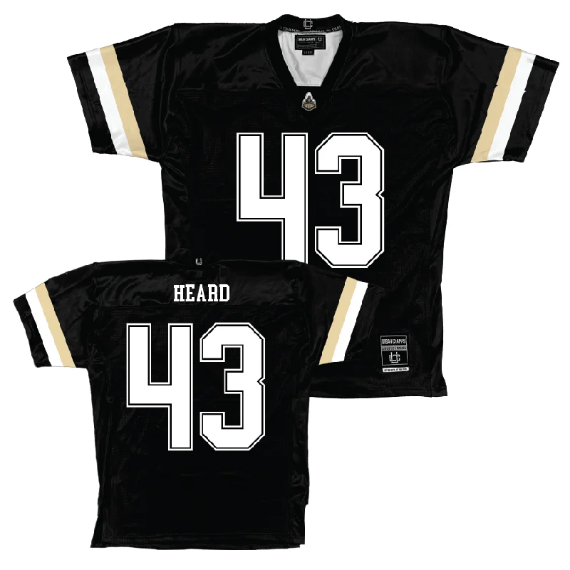 Personalized Football Jerseys With Team Spirit-Purdue Black Football Jersey  - Landon Heard