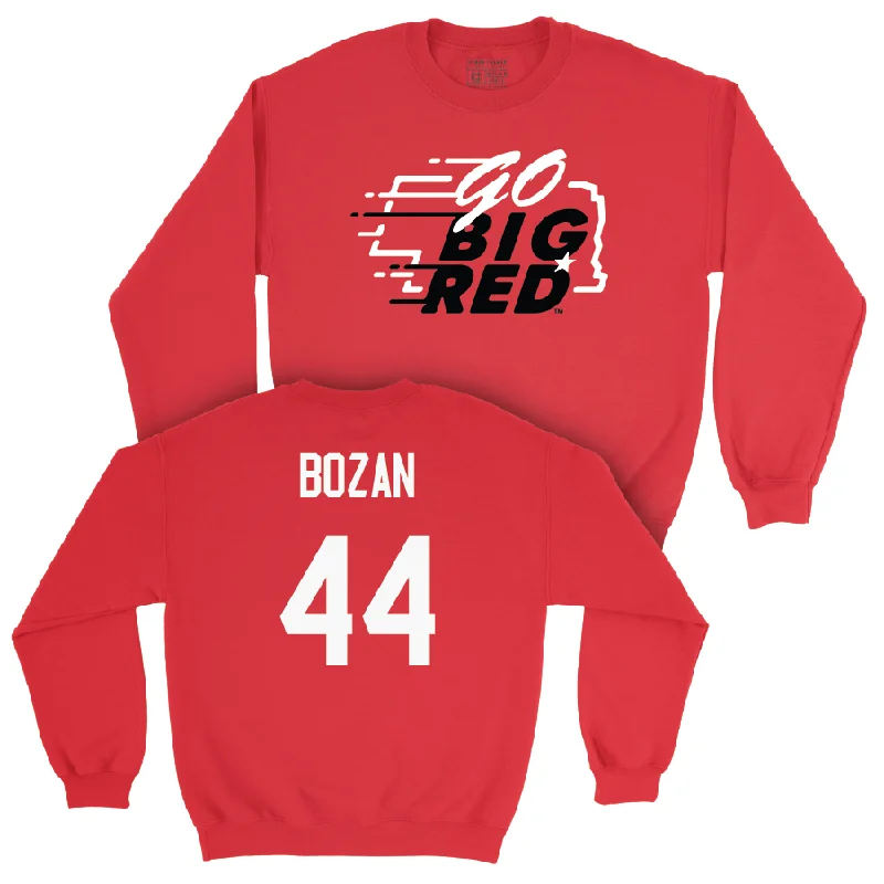 Personalized Basketball Jerseys With Player Information-Red Women's Basketball GBR Crew  - Petra Bozan