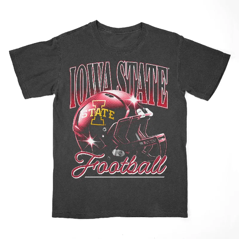 Custom Football Jerseys With Stripes-EXCLUSIVE RELEASE: Vintage Helmet Tee - Pepper