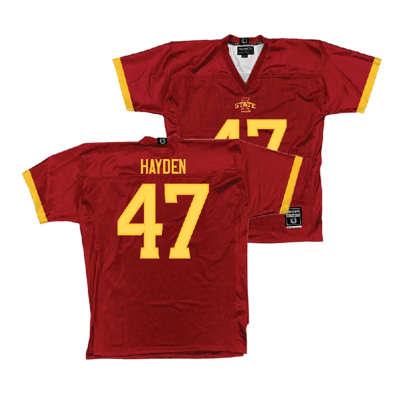 Football Jerseys For Special Occasions-Iowa State Football Crimson Jersey  - CJ Hayden