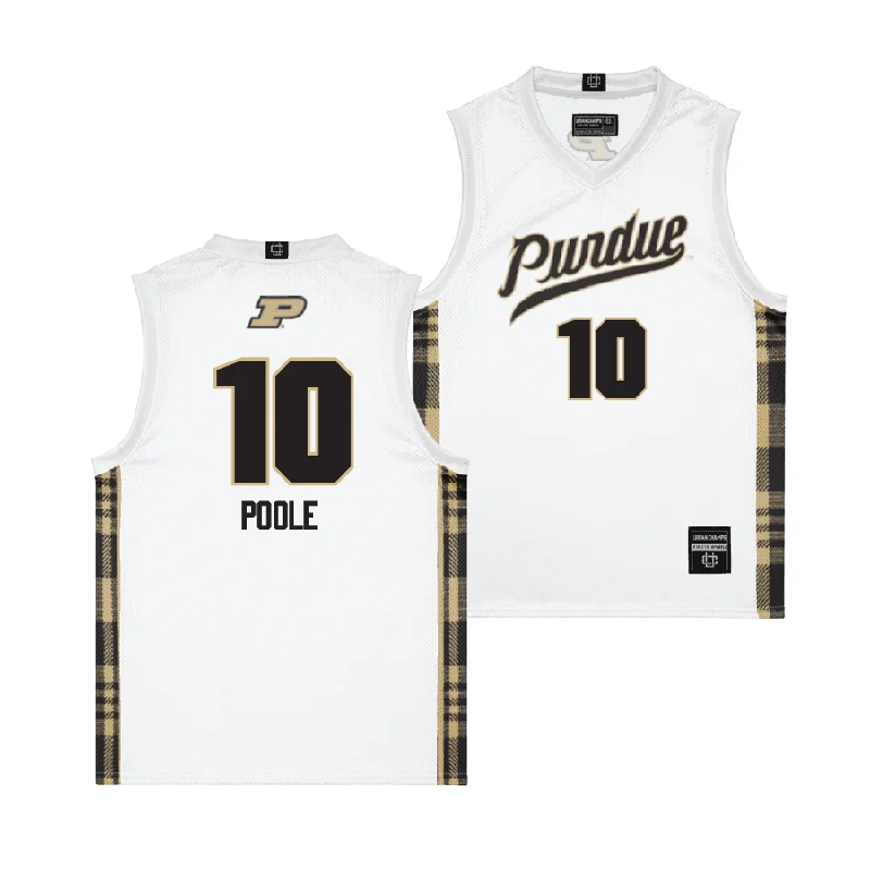 Personalized Basketball Jerseys For Fans-EXCLUSIVE: Purdue Winter Edition Basketball Jersey  - Jordyn Poole