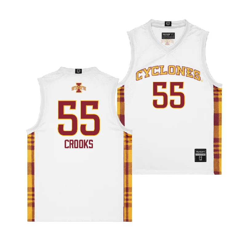 Basketball Jerseys With Custom Fit-EXCLUSIVE: Iowa State Winter Edition Basketball Jersey - Audi Crooks