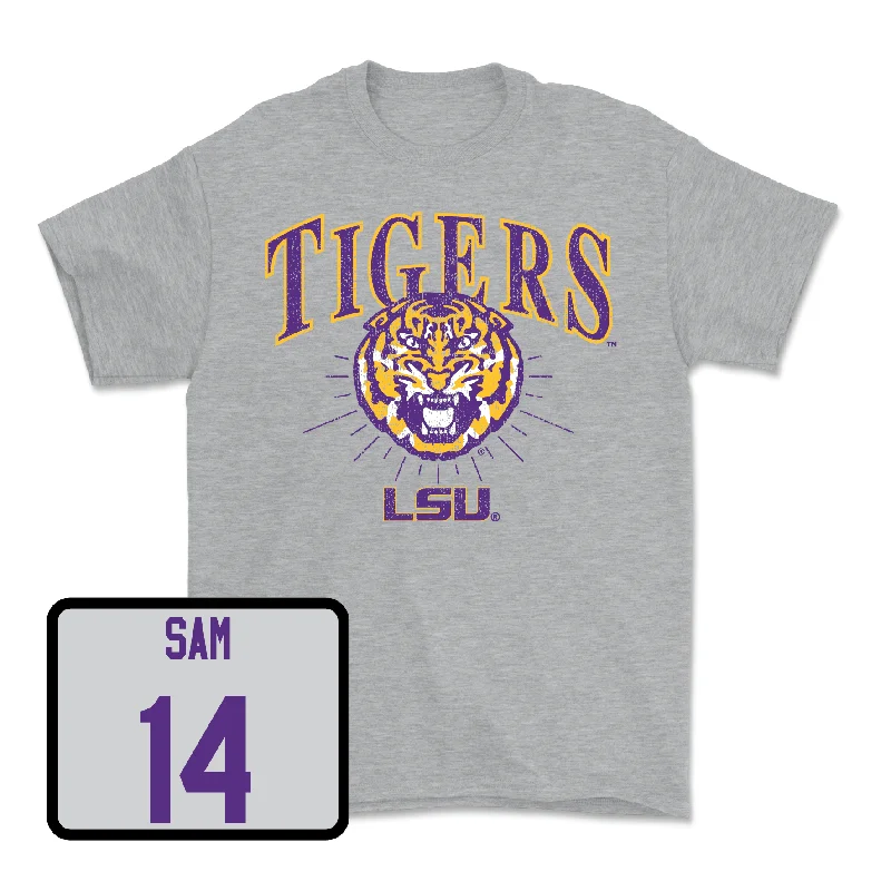 Football Jerseys For Team Building Events-Football Sport Grey Tigers Tee - Andrè Sam