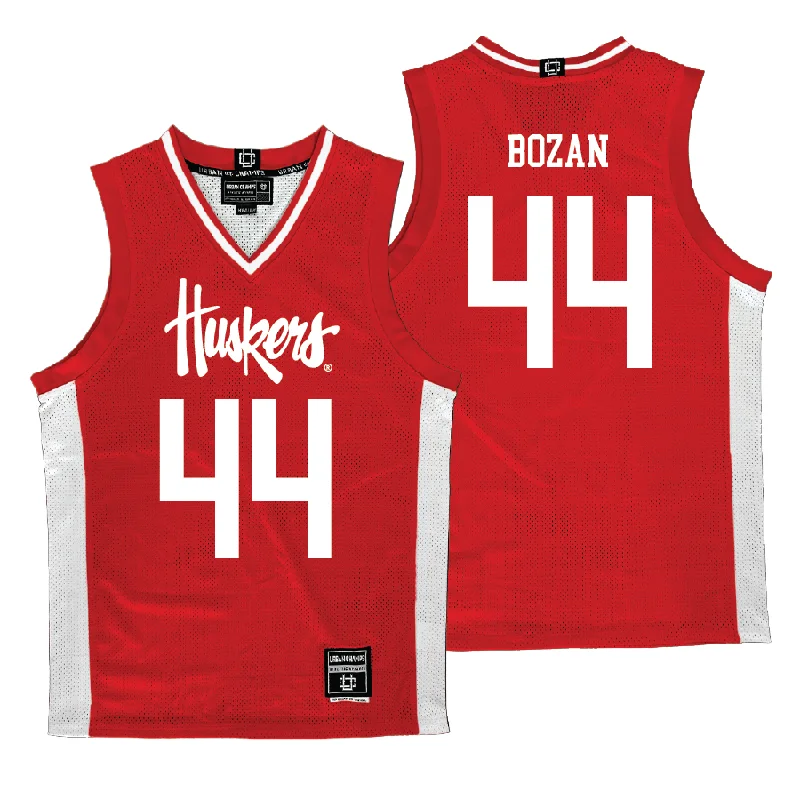 Basketball Jerseys For Team Pride-Nebraska Women's Basketball Red Jersey  - Petra Bozan