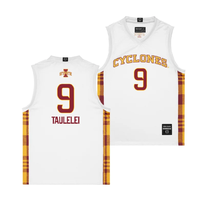 Basketball Jerseys With Custom Artwork-EXCLUSIVE: Iowa State Winter Edition Basketball Jersey  - Lilly Taulelei