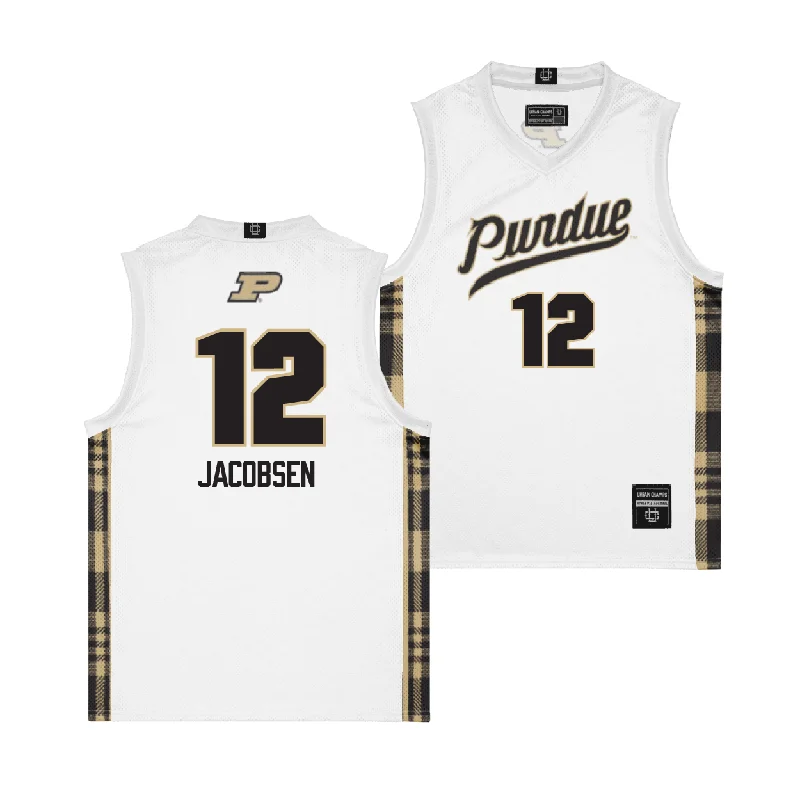 Basketball Jerseys For Charity Auctions-EXCLUSIVE: Purdue Winter Edition Basketball Jersey - Daniel Jacobsen