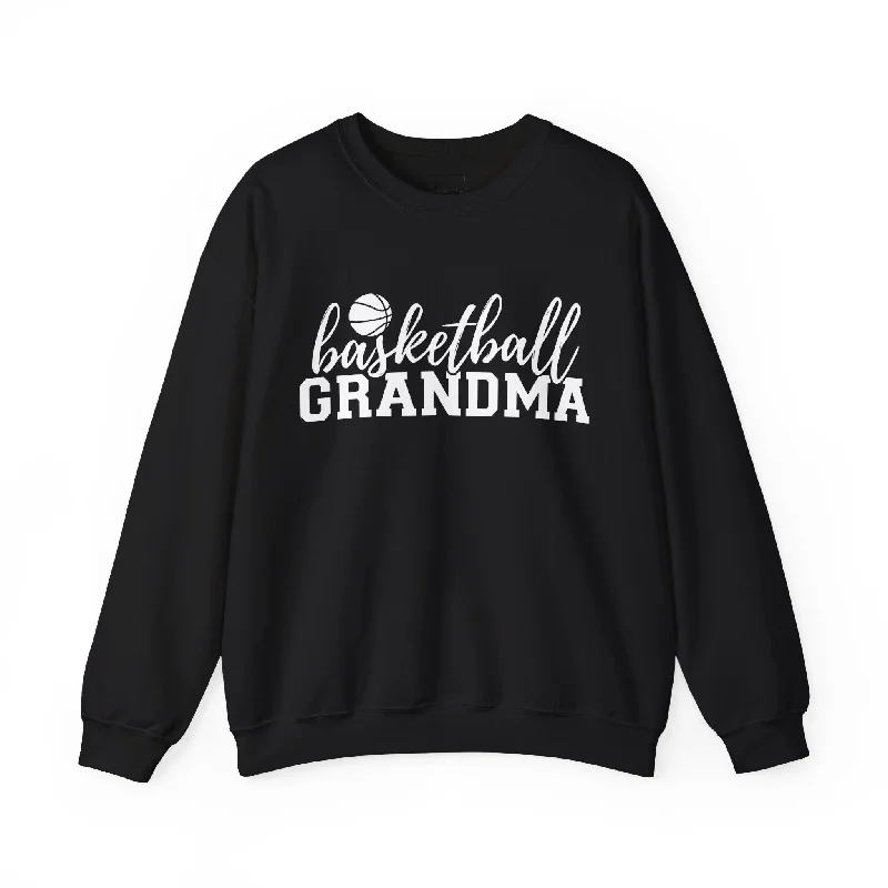 Team Basketball Jerseys With Customized Text-Basketball Grandma Crewneck Sweatshirt