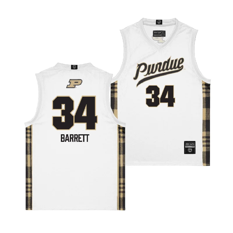 Custom Basketball Jerseys For Family Reunions-EXCLUSIVE: Purdue Winter Edition Basketball Jersey - Carson Barrett | #34