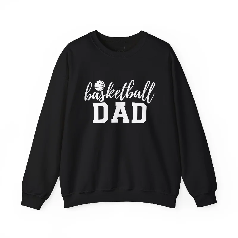 Custom Basketball Jerseys With Team Spirit-Basketball Dad Crewneck Sweatshirt