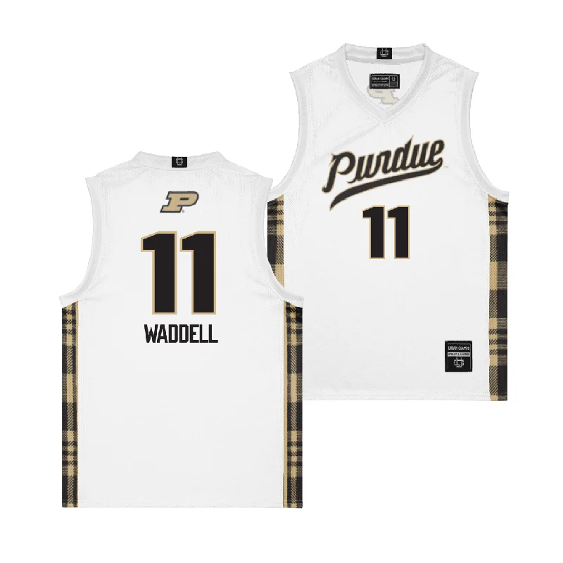 Basketball Jerseys With Special Design Elements-EXCLUSIVE: Purdue Winter Edition Basketball Jersey - Brian Waddell | #11