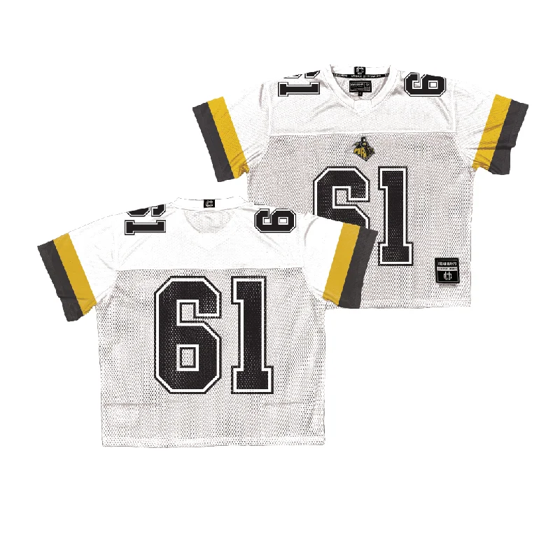 Custom Football Jerseys With Number And Name-Purdue Throwback Football Jersey - Aaron Roberts | #61