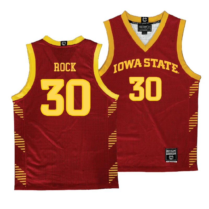 Basketball Jerseys With Vibrant Custom Designs-Crimson Men's Basketball Iowa State Jersey - JT Rock