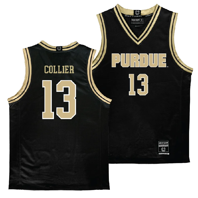 Custom Basketball Jerseys For Local Competitions-Purdue Women's Black Basketball Jersey    - Ella Collier