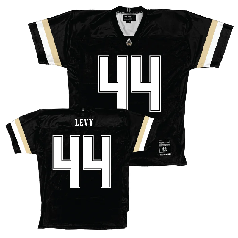 Custom Football Jerseys For Fan Clubs-Purdue Black Football Jersey   - Nick Levy