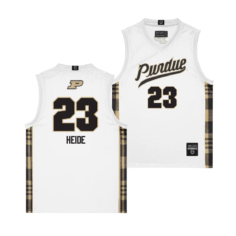 Personalized Basketball Jerseys With Player Photos-EXCLUSIVE: Purdue Winter Edition Basketball Jersey - Camden Heide | #23